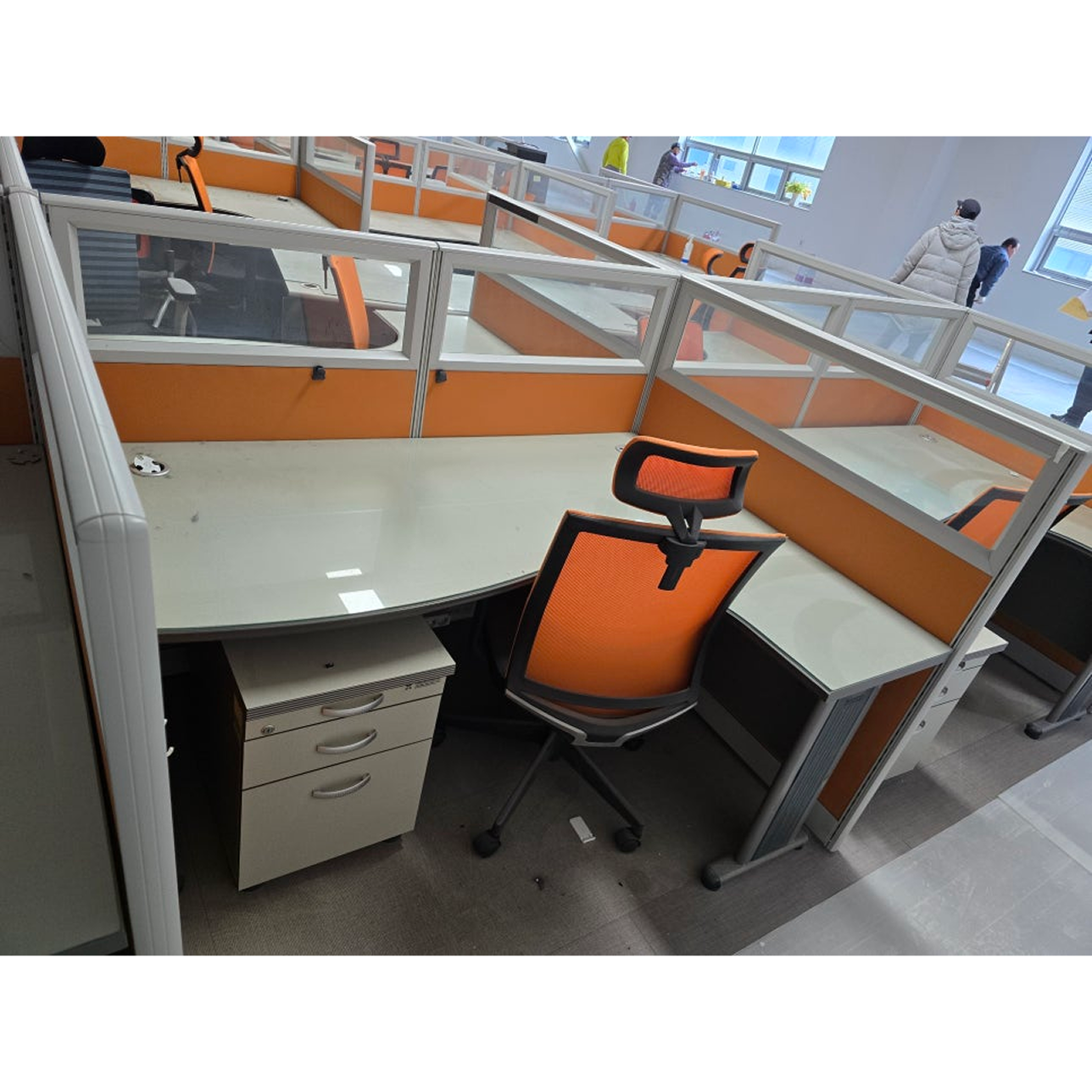 [대량입고] L자형 시스템 책상