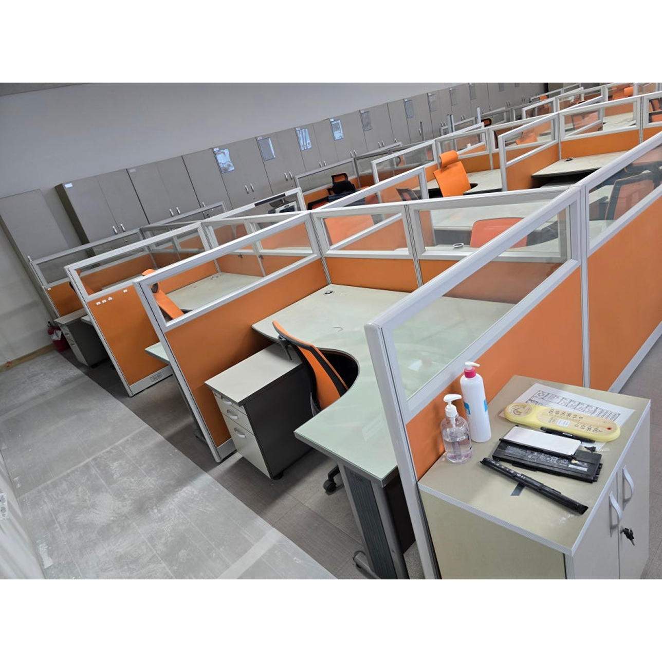 [대량입고] L자형 시스템 책상