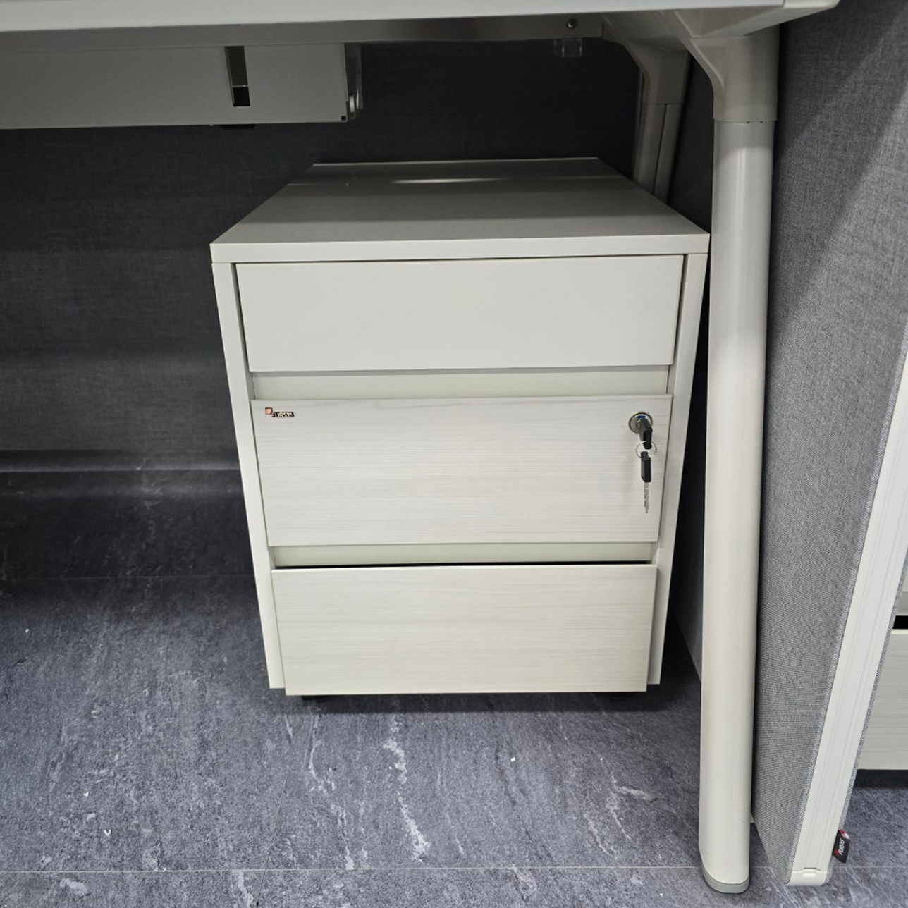 [퍼시스풀세트] 책상+의자+파티션 7인 풀세트